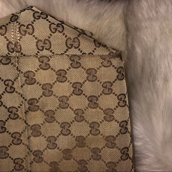 GUCCI Large Monogram Canvas Hobo Bag - Picture 6 of 8